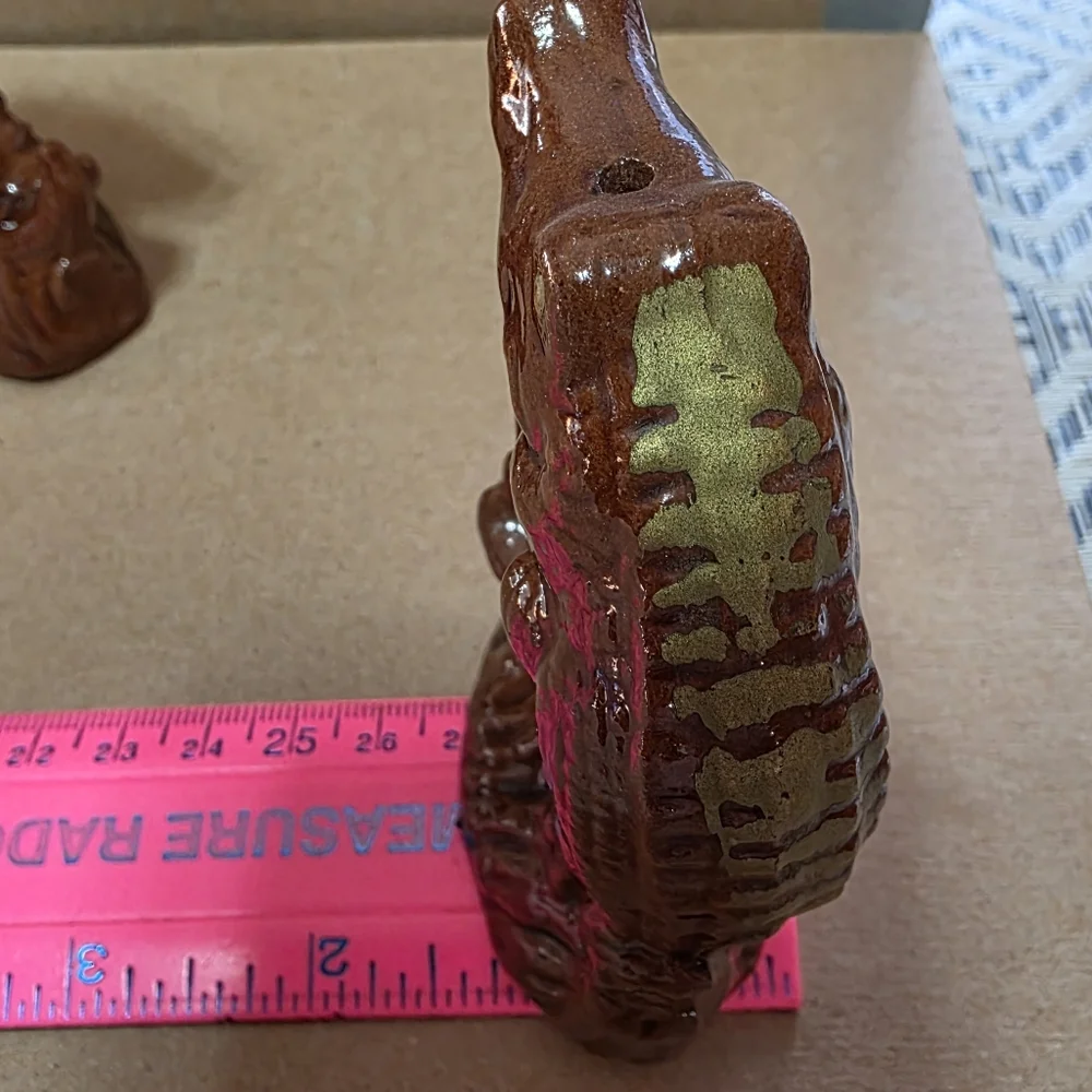 Vtg Florida Alligator Crockodile Salt Pepper Shaker Set #181